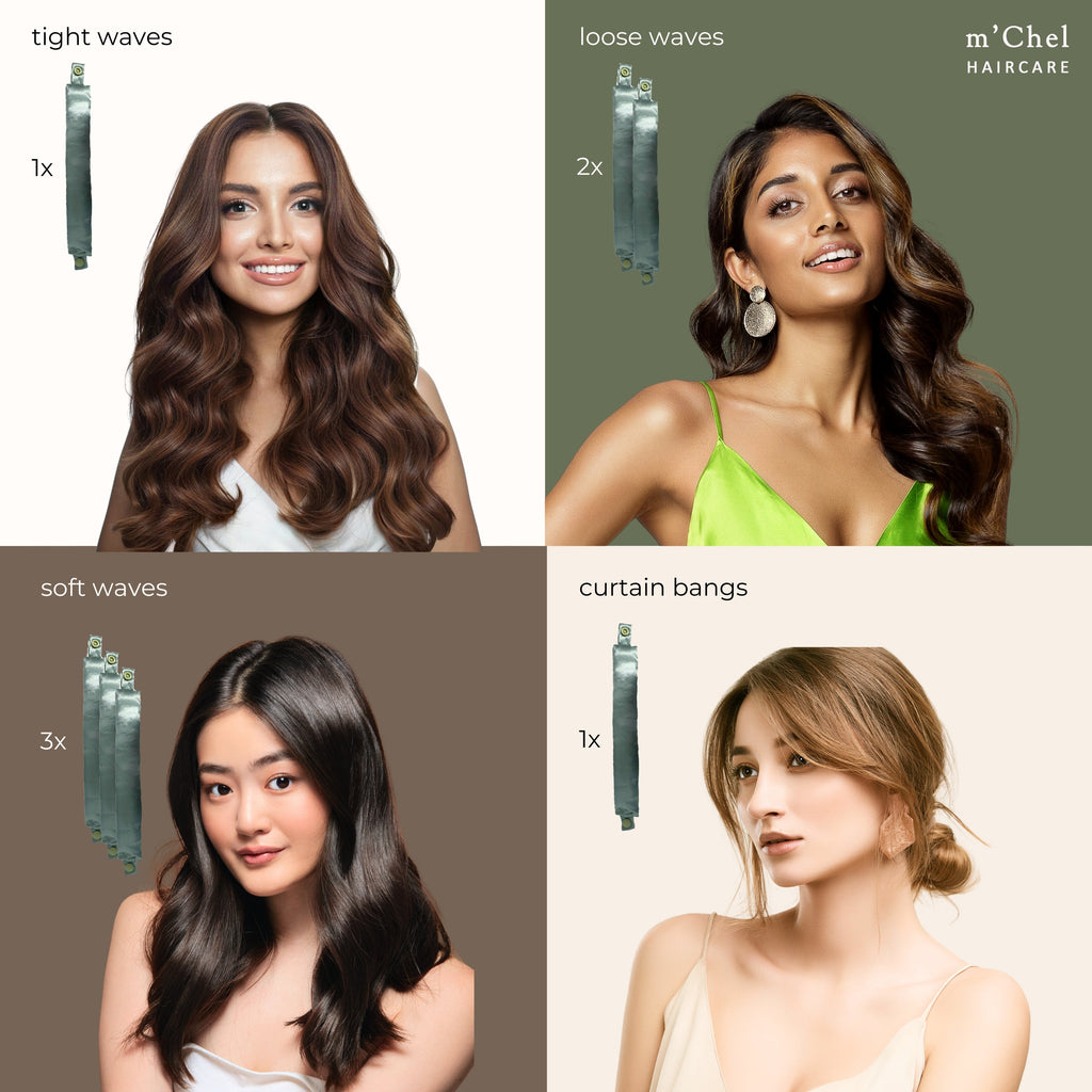 Satin Heatless Curler + Satin Wrap